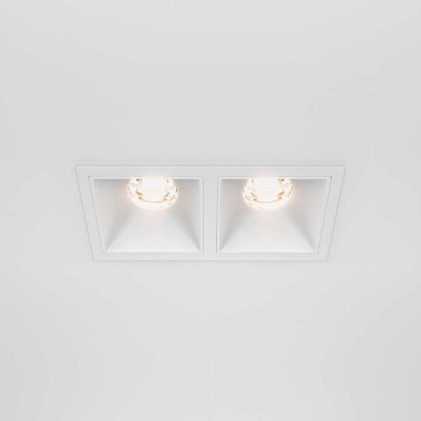 Встраиваемый светильник Maytoni Alfa LED DL043-02-10W3K-D-SQ-W