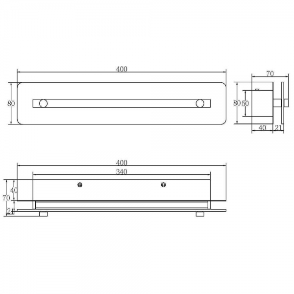 Настенный светодиодный светильник Maytoni Maya P091WL-L7G3K