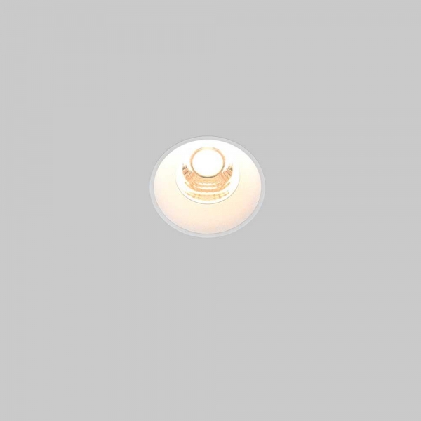 Встраиваемый светодиодный светильник Maytoni Round DL058-7W3K-TRS-W