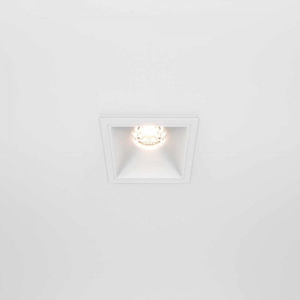 Встраиваемый светильник Maytoni Alfa LED DL043-01-10W3K-SQ-W