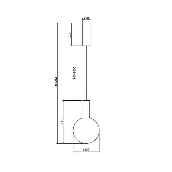 Подвесной светодиодный светильник Maytoni Nebula MOD182PL-L4B3K