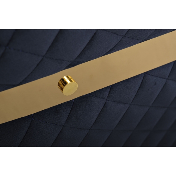 GY-AC8200GOLD-B Стул велюр синий/золото 67*69*78см