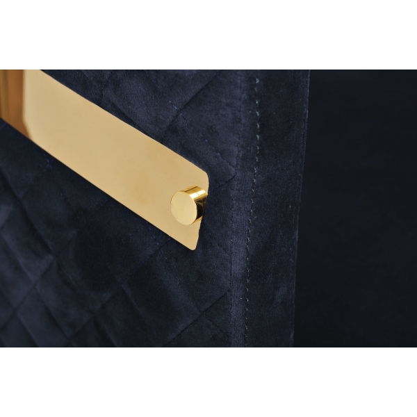GY-AC8200GOLD-B Стул велюр синий/золото 67*69*78см