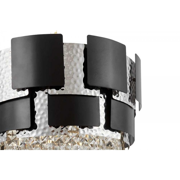 Подвесной светильник Lumina Deco Kruvia LDP 7045-400 BK+CHR