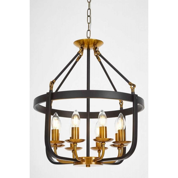 Подвесная люстра Lumina Deco Berling LDP 8024-8 BK+MD