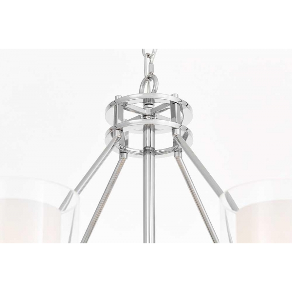 Подвесная люстра Lumina Deco Marietta LDP 8025-8 CHR+WT