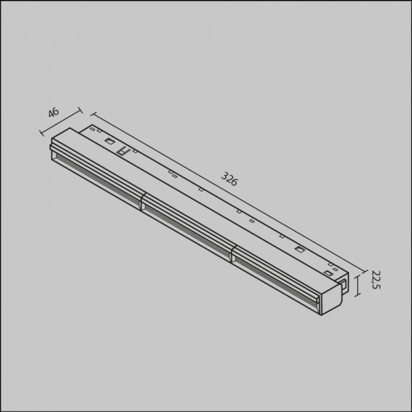 Трековый светодиодный светильник Maytoni Technical Magnetic Exility Parete TR106-4-18W-DS-W