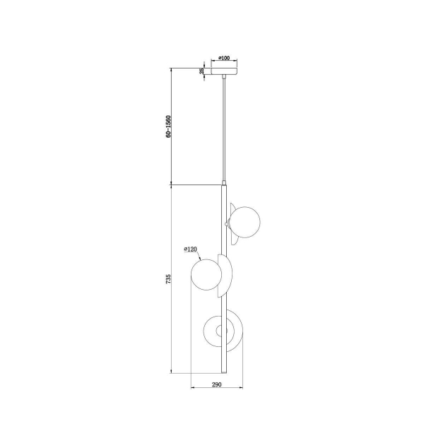 Подвесная люстра Freya Sepia FR5391PL-03CFL