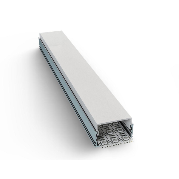 Профиль универсальный с рассеивателем серебро 2м. Apeyron 08-16