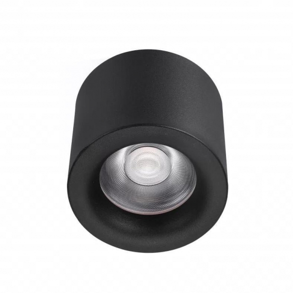 Потолочный светодиодный светильник iLedex Metrica 113-12W-D100-3000K-24DG-BK