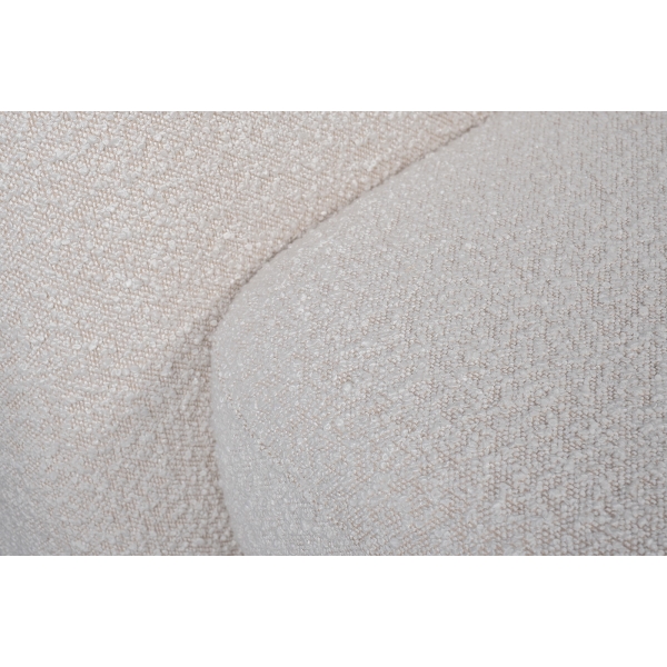 ZW-23126 Кресло Albano букле белое 78*79*76см