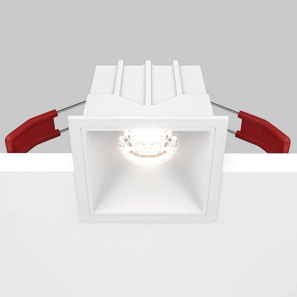 Встраиваемый светодиодный светильник Maytoni Technical Alfa LED DL043-01-10W4K-SQ-W
