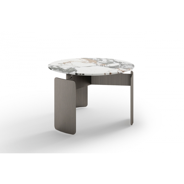 160KD-26501 Стол журнальный, мрамор Arabescato Corchia d60*40см
