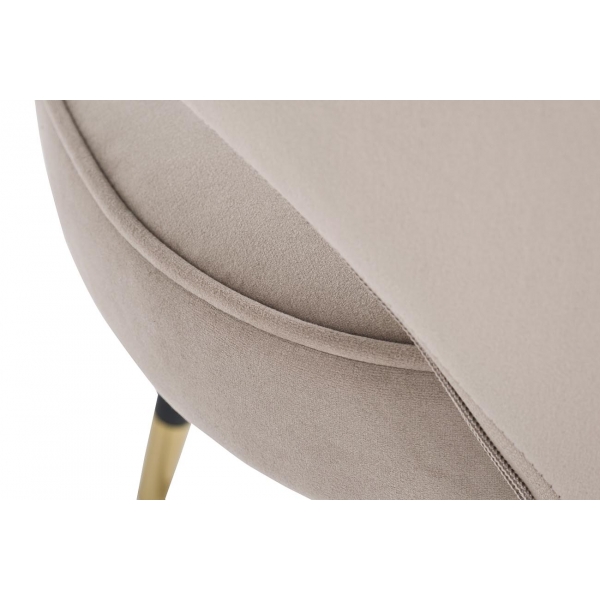 30C-1228F BG Стул велюр серо-бежевый 51*56*84см