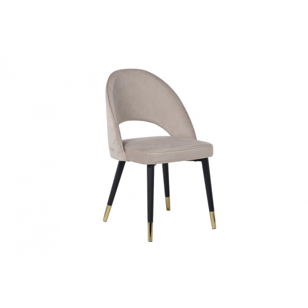 30C-1228F BG Стул велюр серо-бежевый 51*56*84см