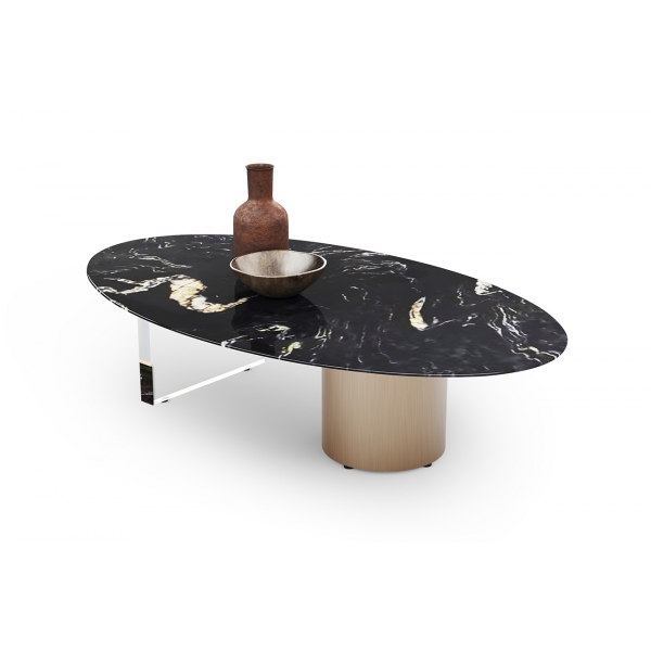 160KD-60160 Стол журнальный, мрамор Galaxy sky 140*80*35см