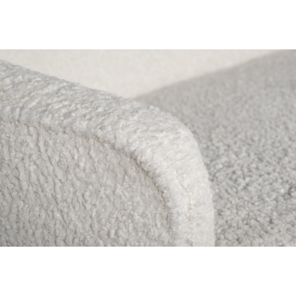 48MY-1289-L CRE Диван двухместный иск.каракуль крем.181*87*71см