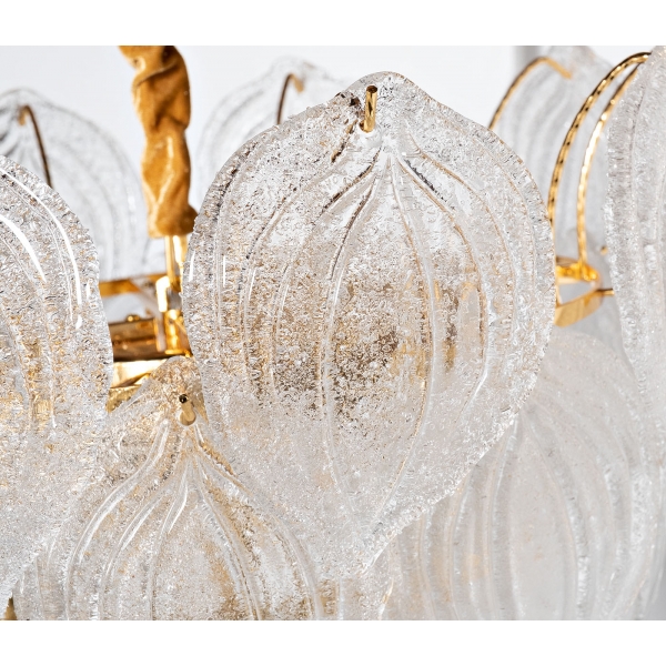 92EL-YG18498-10P Люстра латунь, стекло D.58*H.57см