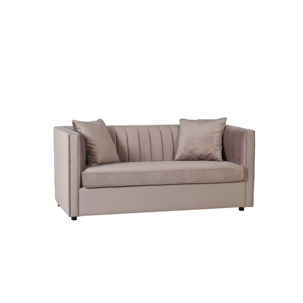 Диван Paolo двухместн.раскл. велюр беж. Bel16 182*90*78см,2 под.