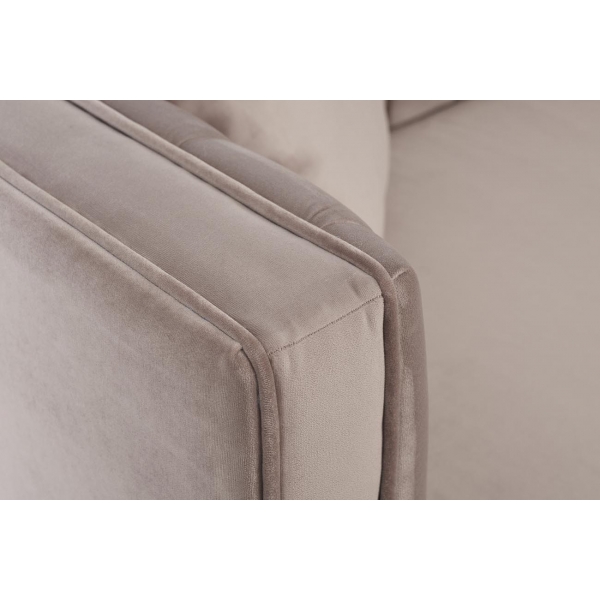 Диван Paolo двухместн.раскл. велюр беж. Bel16 182*90*78см,2 под.