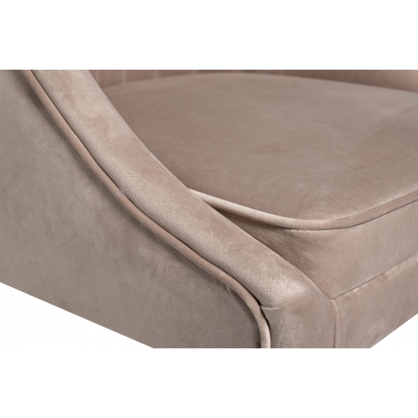 48MY-3607-1 PEG GO Стул велюр  жемч.-серый 55*64*89см