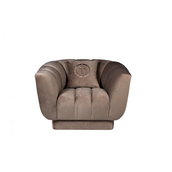 ZW-81101 Кресло велюр серый 108*95*74см