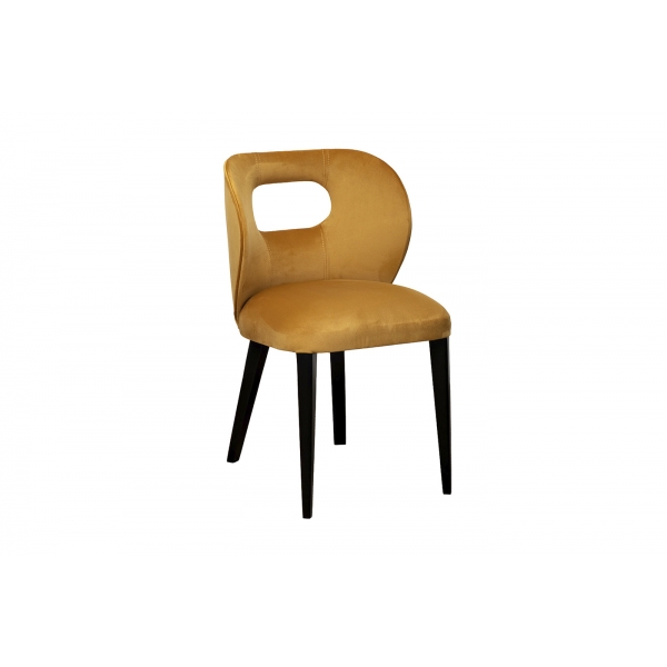 Стул Unico горчичный велюр Colt022-Orang 50*47*81см