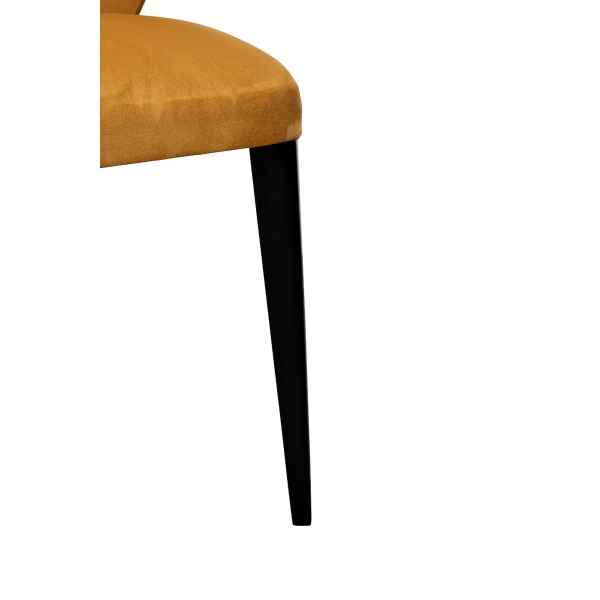 Стул Unico горчичный велюр Colt022-Orang 50*47*81см