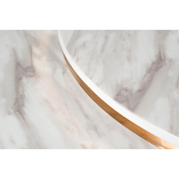 57EL-CT101А Стол журнальный(набор из 2 шт) d100*41/d80*34см