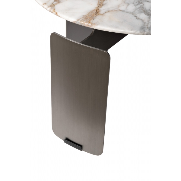 160KD-26501 Стол журнальный, мрамор Arabescato Corchia d60*40см