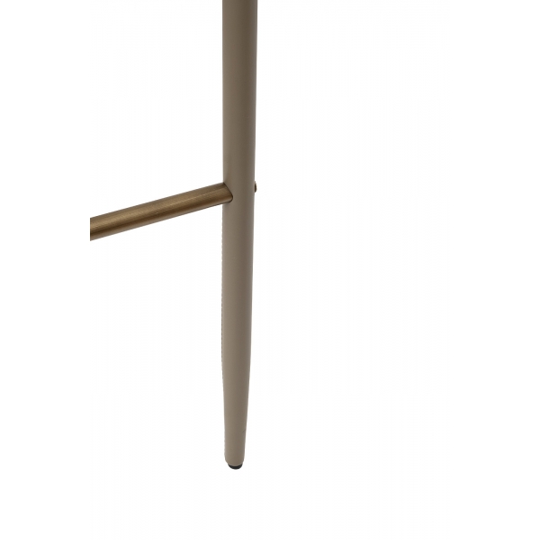 163YH-16995 Стул барный экокожа терракота/бежевый  55*44*103см