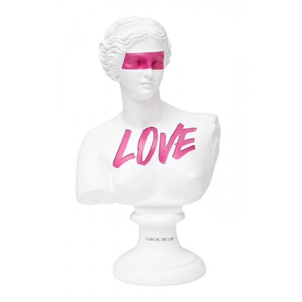 D3522 Статуэтка "Античный бюст" женский белый 21*15*h.35см