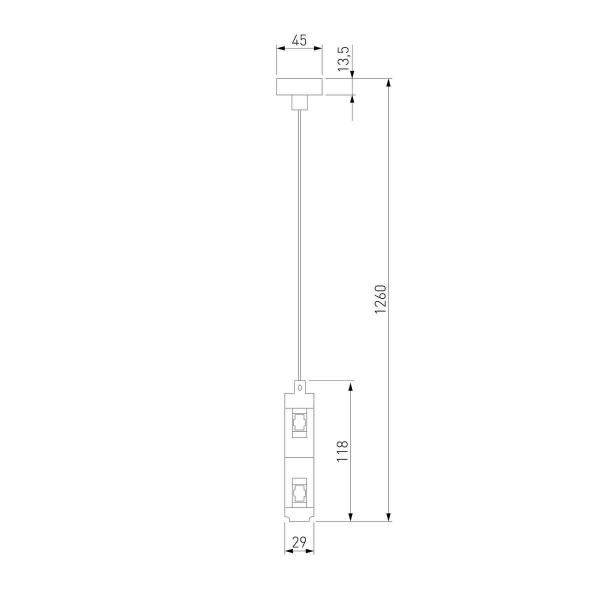 Набор для подвеса двойной Elektrostandard Esthetic Magnetic 85156/00 a065440