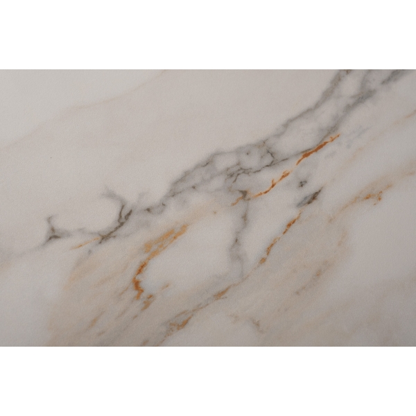 76AR-21100 Стол обеденный иск.камень белый 180*90*75см