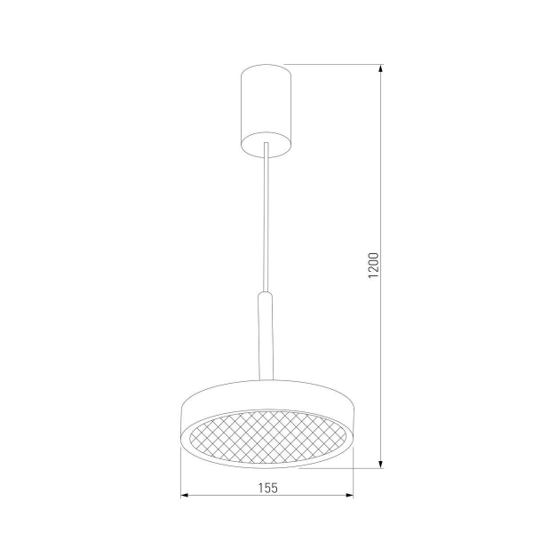 Подвесной светодиодный светильник Elektrostandard Plate 50260 LED a065413