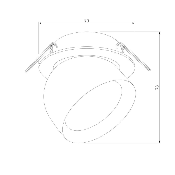 Встраиваемый светодиодный спот Elektrostandard Uno 25092/LED a065455