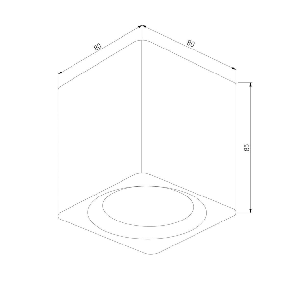 Потолочный светодиодный светильник Elektrostandard Matrix 25051/LED a065286