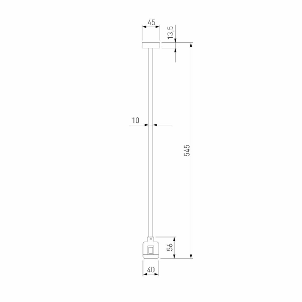 Декоративная стойка с коннектором Elektrostandard Esthetic Magnetic 85152/00 a065448