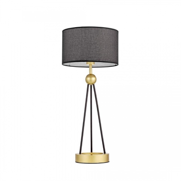 Настольная лампа Lumina Deco Belforte LDT 5527 GD+BK