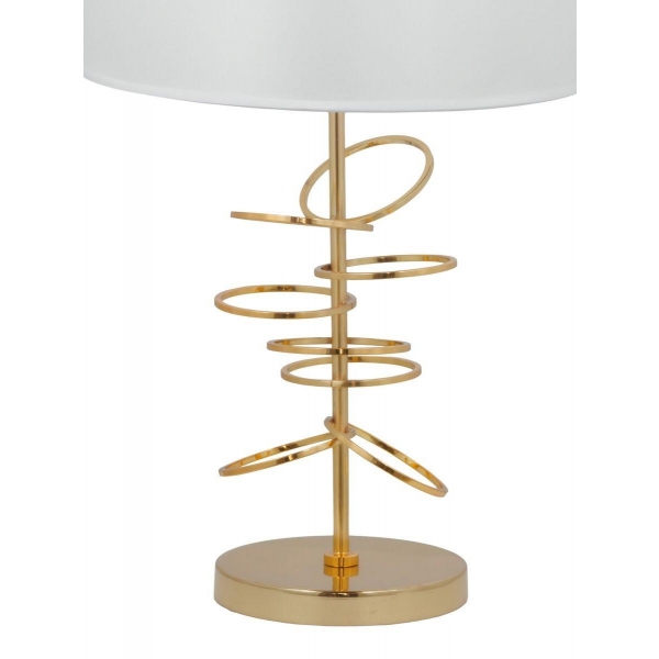 Настольная лампа Lumina Deco Molari LDT 5530 F.GD+WT