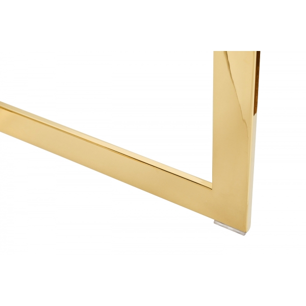 84HB-12STOL/ZH Стол журнальный тиковый шпон/лак, золото 40*40*50см