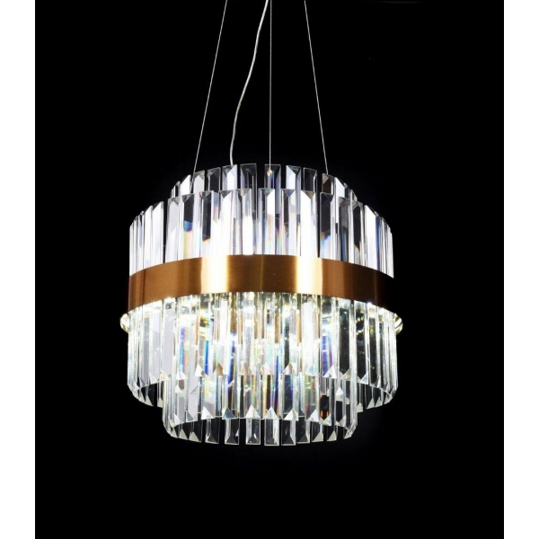 Подвесная светодиодная люстра Lumina Deco Ringletti LDP 8017-400 MD