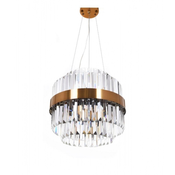 Подвесная светодиодная люстра Lumina Deco Ringletti LDP 8017-400 MD