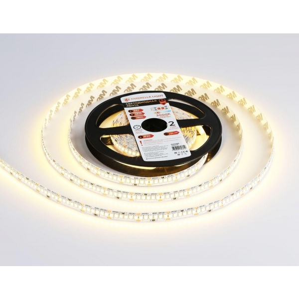 Светодиодная лента Ambrella Light 18W/m 240LED/m 2835SMD теплый белый 5M GS3301