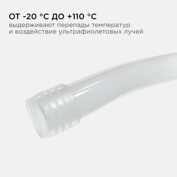 Комплект заглушек Apeyron 2 шт. к светодиодной ленте для бани и сауны 09-50