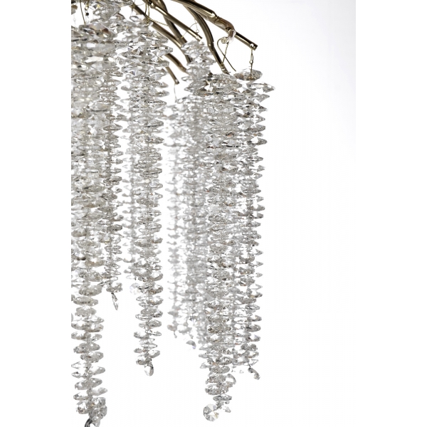 86-8066/800 Люстра d.80*45 см, металл цвет шампань