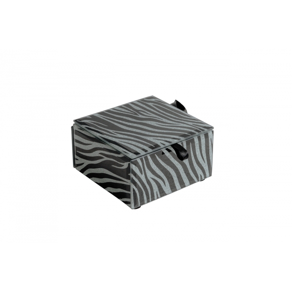 KFJ245 Шкатулка "Зебра" 12*12*7см