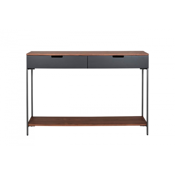 40AD-CST070 Консоль цвет серый/орех 120*30*80см