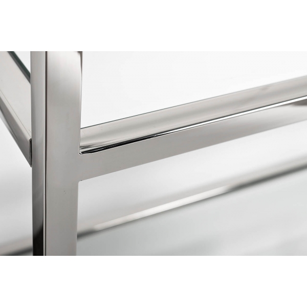 GY-SH8005 Стеллаж стекло прозр./хром 140*38*180см