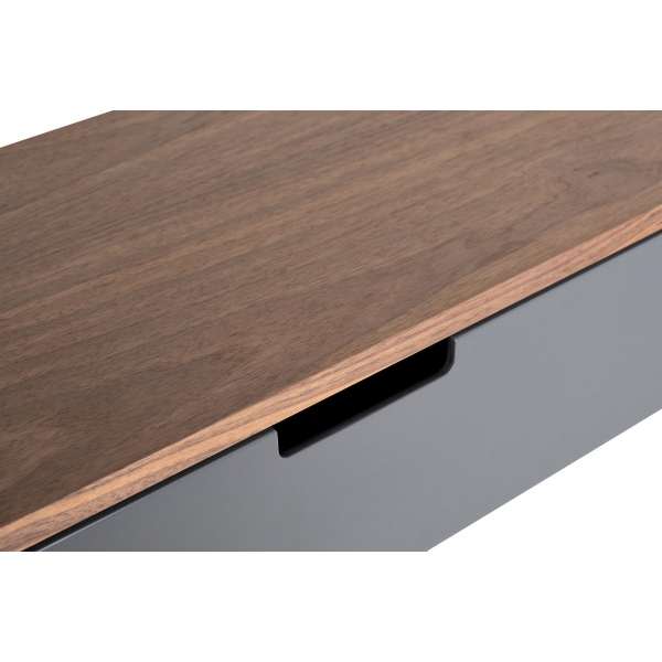 40AD-CST070 Консоль цвет серый/орех 120*30*80см